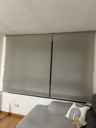 Pack 2 estores enrollables translucidos