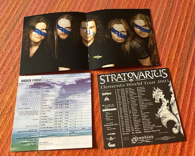 Stratovarius CD Elements Pt.1 Edición especial