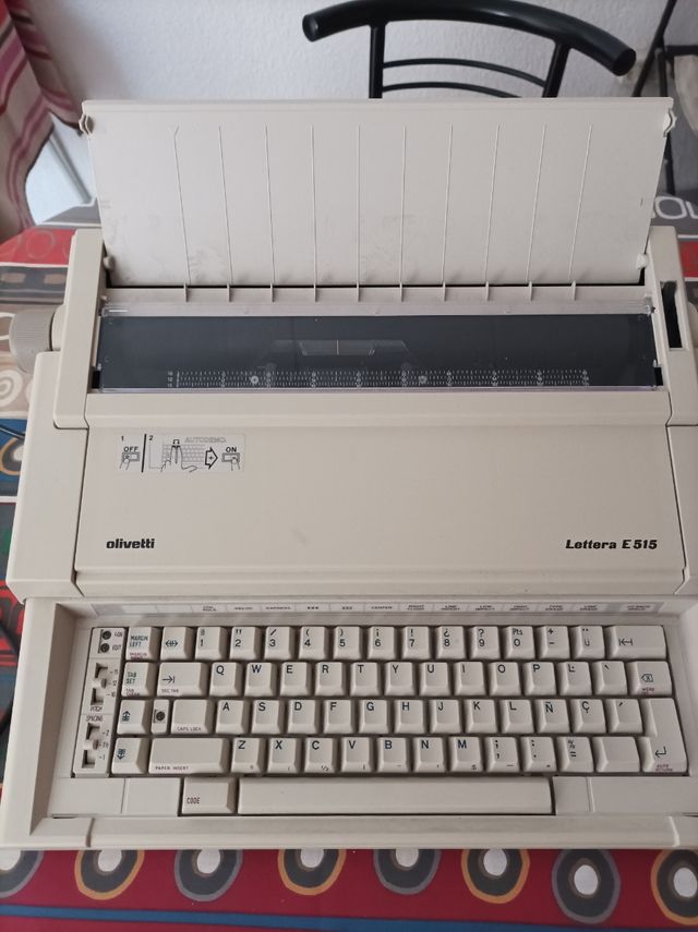 Máquinas de escribir