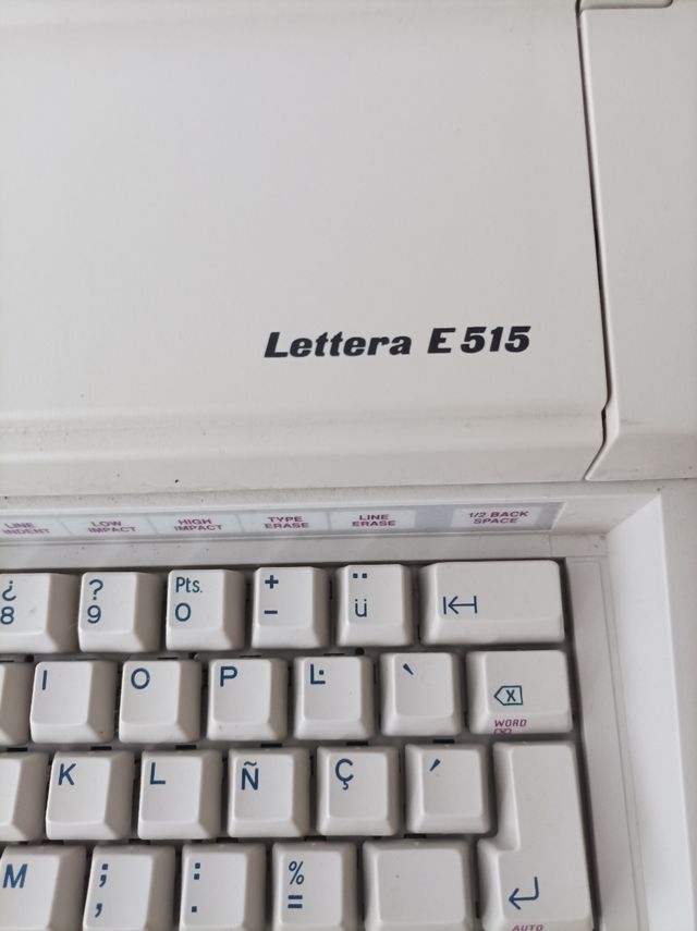 Máquinas de escribir