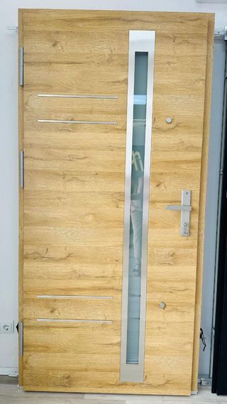 Ventana PVC Oscilante 500x500 Vidrio Mate Blanco