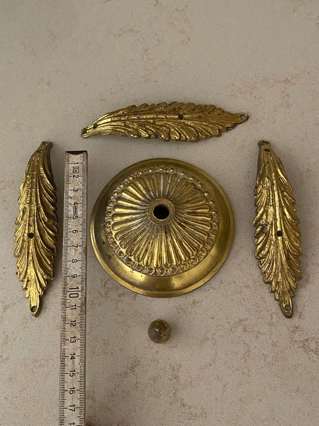 Petali ottone lampada 