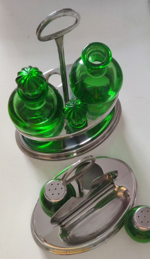 set saliera e porta olio e aceto