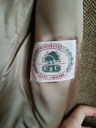 Chaqueta de paño
