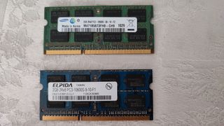 Memoria RAM 2x2GB SO-DIMM DDR3