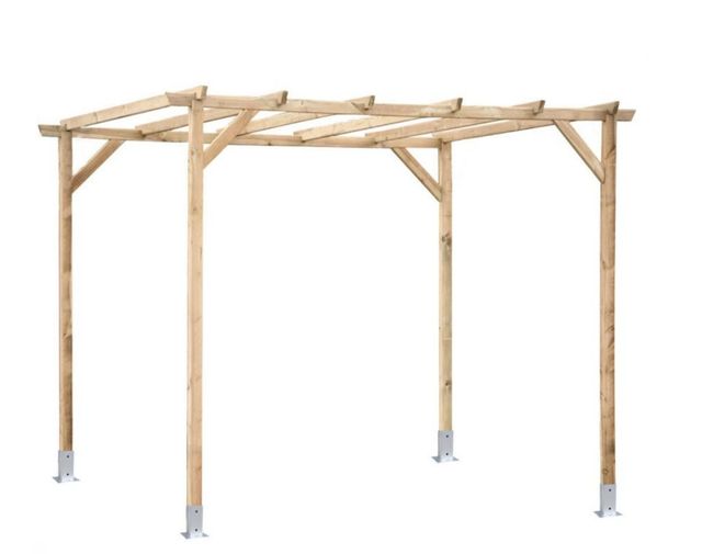 Pergola madera 3x2,5 de segunda mano por 180 EUR en Catral en WALLAPOP