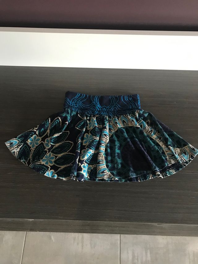 Dos faldas desigual 5/6