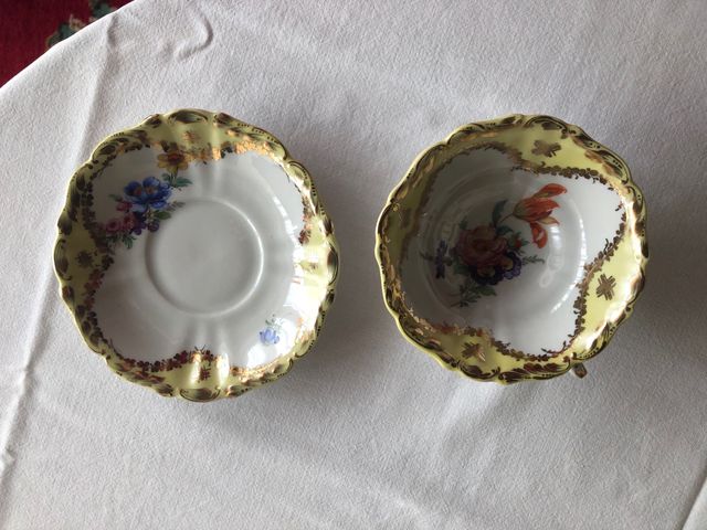 Juego de café / té  marca Hispania muy antiguo