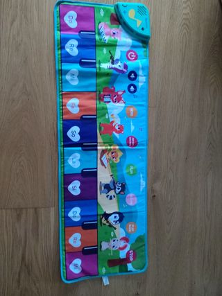 Piano-alfombra musical de suelo