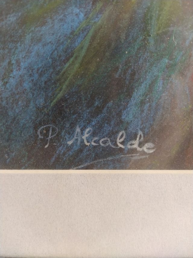 Pintura de un ramo de flores.