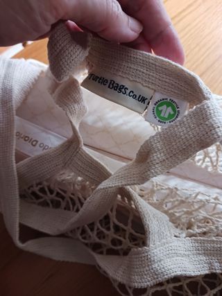 Turtle bag de algodón orgánico 100% handmade