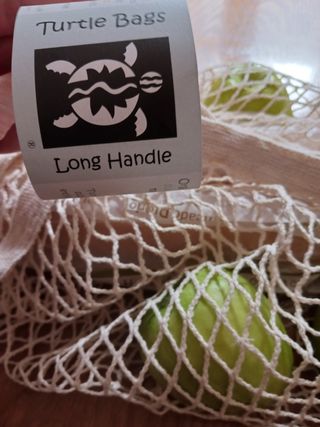 Turtle bag de algodón orgánico 100% handmade