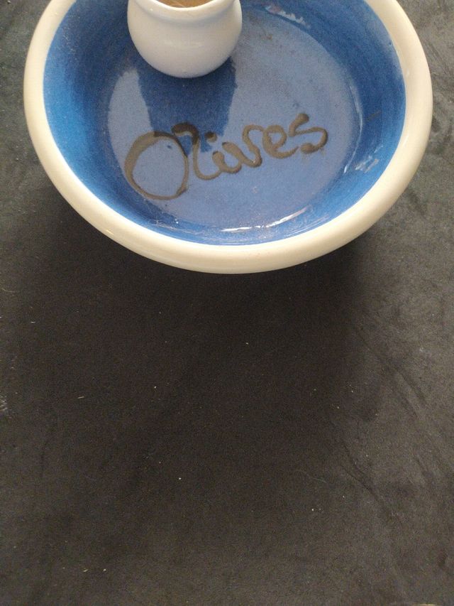 Par de lindos platos para aceitunas