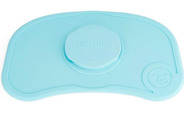 ventosa para plato de bebe 31x17 cm azul