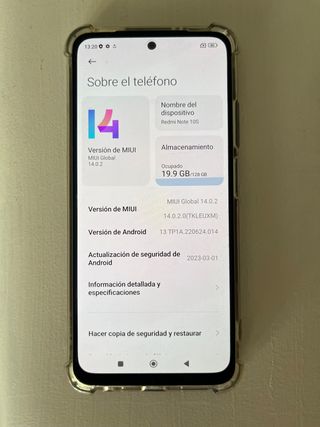 XIAOMI REDMI NOTE 10S