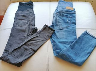  2 PANTALONES EMBARAZADA PITILLO