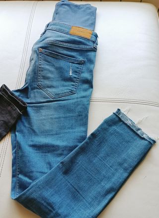  2 PANTALONES EMBARAZADA PITILLO