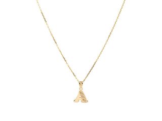 Cadena de oro 9K con inicial (a elegir) 