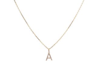 Cadena de oro 9K con inicial (a elegir) 