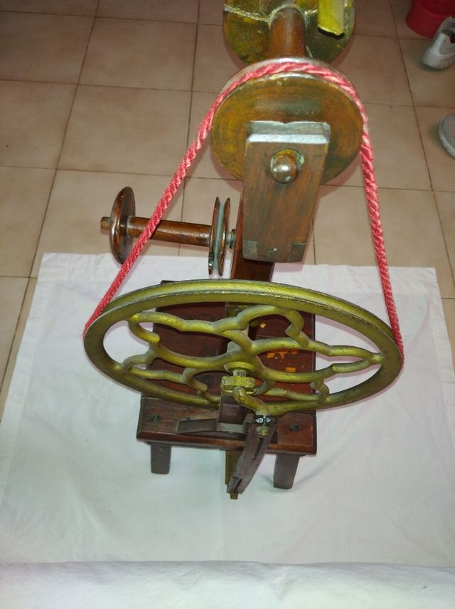 Filatoio ad alette anatomia ruota a pedale