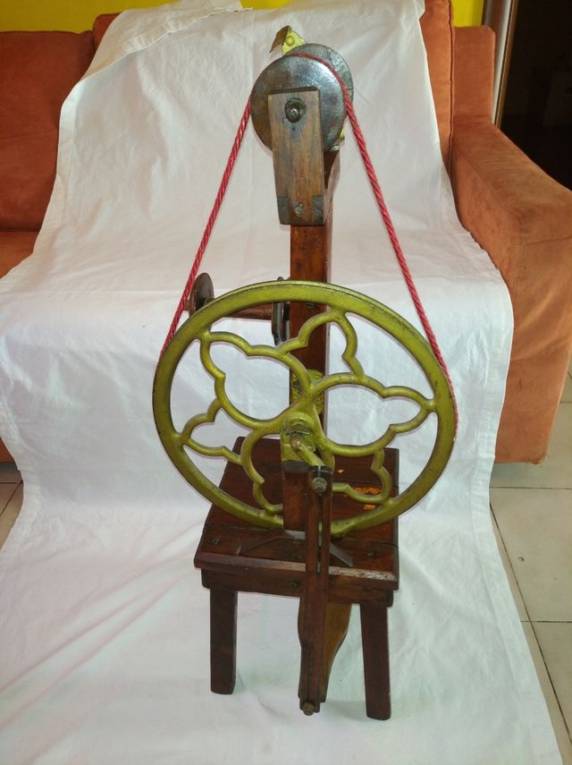 Filatoio ad alette anatomia ruota a pedale