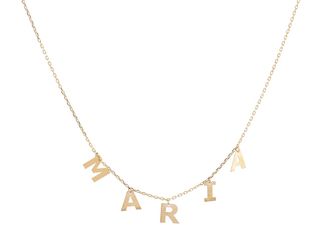 Cadena de oro 9K con letras para montar tu nombre