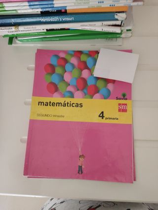 libros de matemáticas 4 de primaria