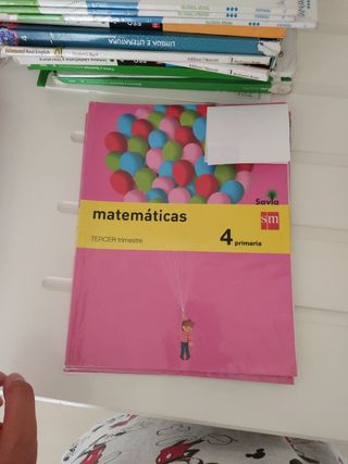 libros de matemáticas 4 de primaria