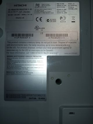 Proyector Hitachi CP-RX80