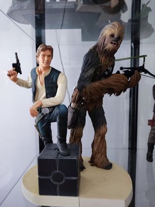 Figuras Star wars Kotobukiya Han solo Chewbacca