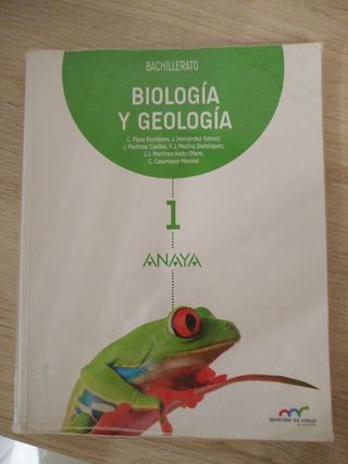 Biología y geología 1 bachillerato