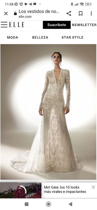 vestido de novia pronovias