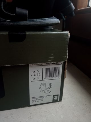 Sandalia negra G-Start Raw