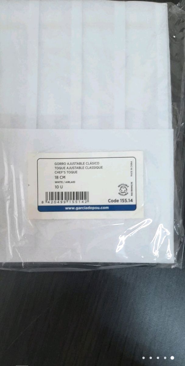 GORROS CHEF AJUSTABLES CLÁSICOS