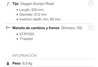 Bicicleta de carretera Stevens