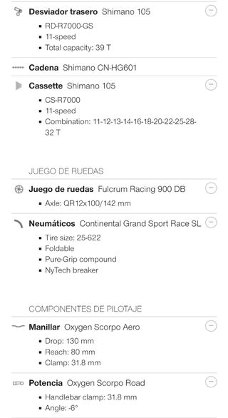 Bicicleta de carretera Stevens