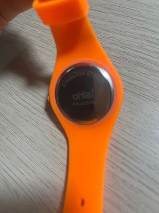 Reloj a estenar marca ohla! acero inoxidable