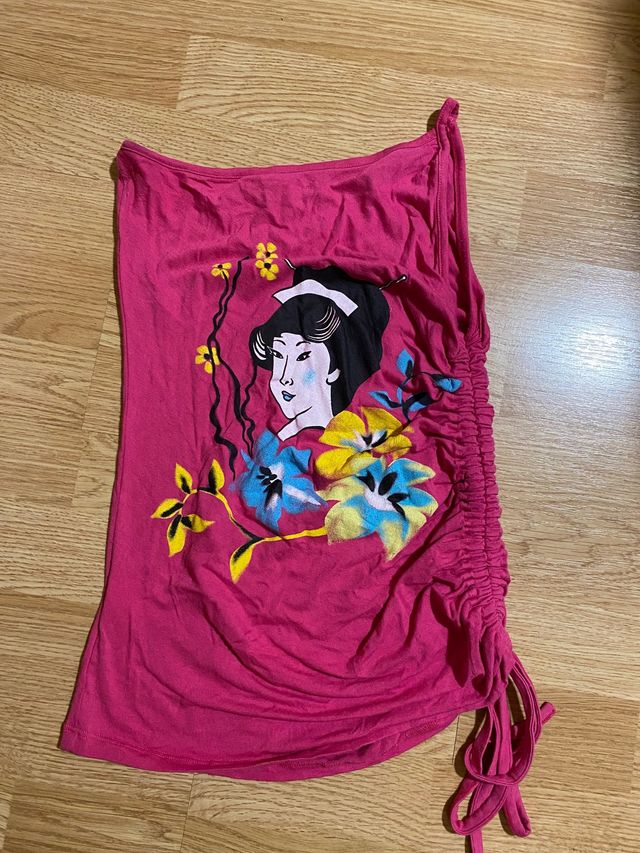 Camiseta rosa lolita jeans