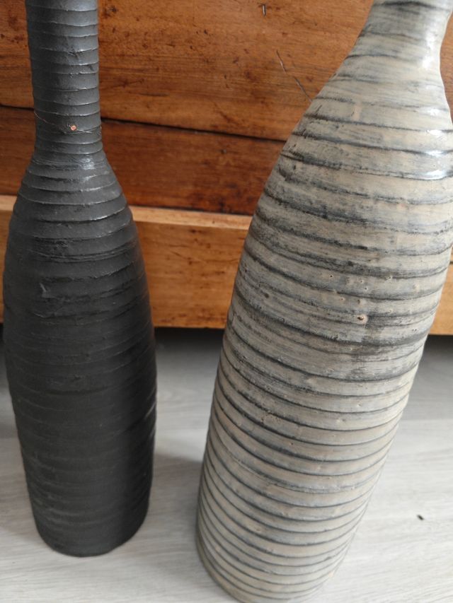 Juego tres jarrones suelo