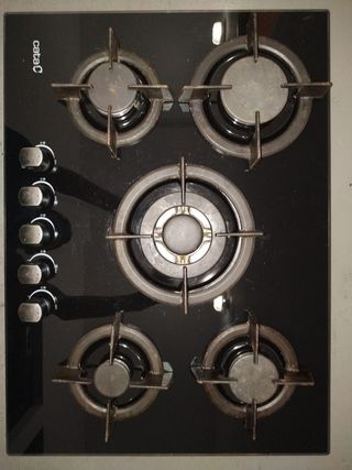 Vitrocerámica gas.Hueco 55'5*47-cristal 79*51'3