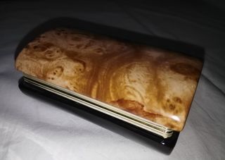 Cofanetto portagioie in ceramica marmorizzata