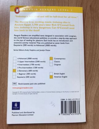 Libros lectura en inglés