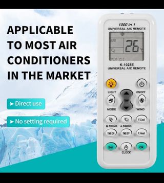 Mando aire acondicionado 1000 en 1 universal. A ES