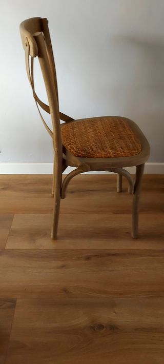 Silla madera y ratan thonet banak