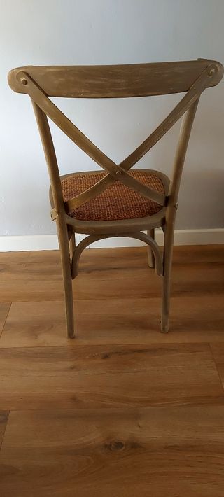 Silla madera y ratan thonet banak