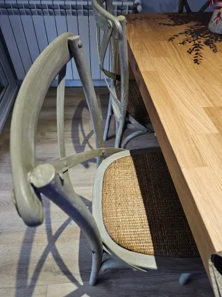 Silla madera y ratan thonet banak