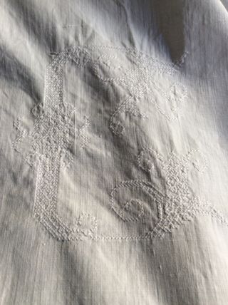 Antigua sabana de algodon .