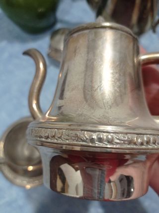 Vajilla alpaca antigua