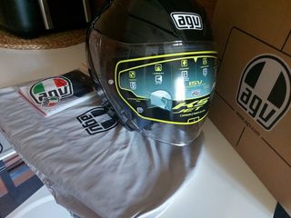 CASCO AGV K5 JET NUEVO NEGRO BRILLO