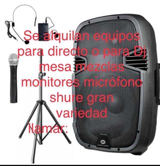 Se alquilan equipos par directos o Dj posibilidad